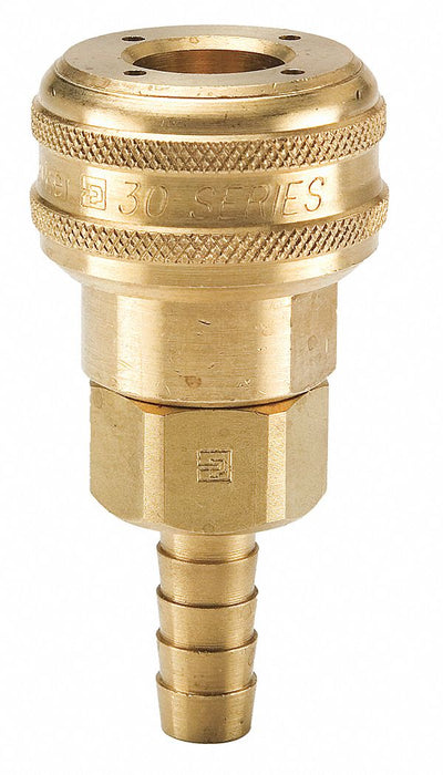 Quick Connect Socket 1/4 Body 1/4 Barb