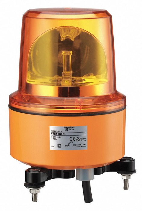 Rotating Mirror Yellow 120VAC