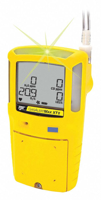 Single Gas Detector H2S 0-200 ppm NA Ylw