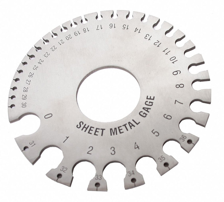 Sheet Metal Thick Gauge Out Dia 3-1/4 