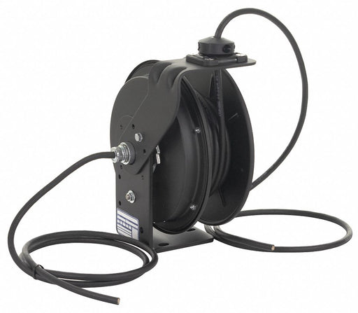 ExtensionCordReel Black 50ft 12AWG