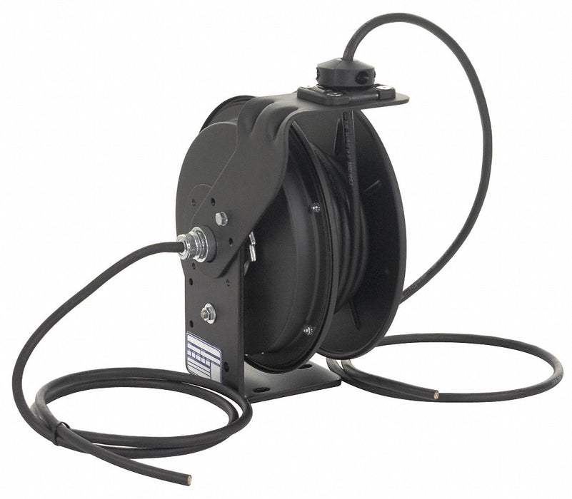 ExtensionCordReel Black 50ft 12AWG