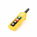 PendantCntrlStation DeadEnd 4Buttn Ylw