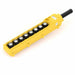 PendantCntrlStation DeadEnd 8Buttn Ylw
