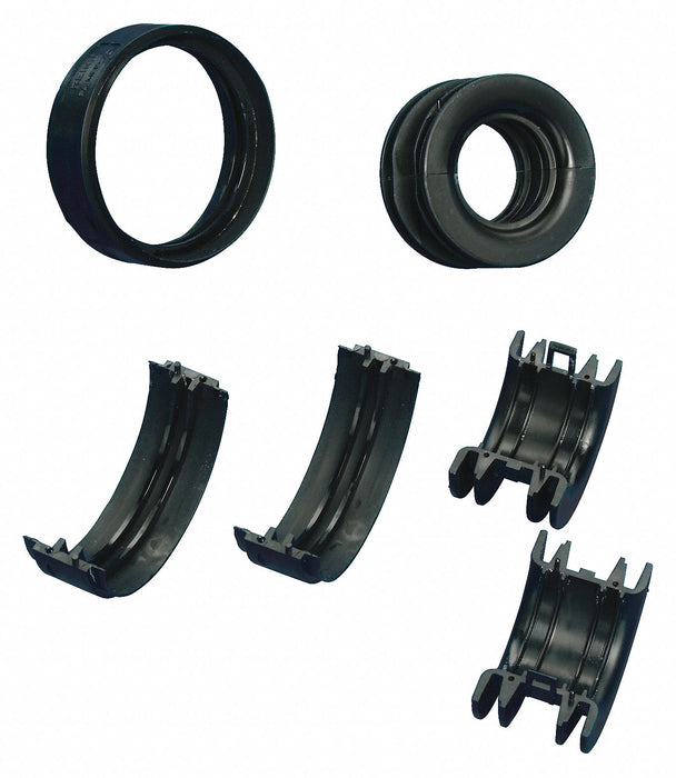 Middle Jaw 1.410 in Black Polyamide