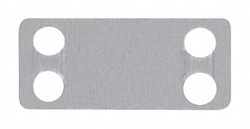 Embossing Tag 316 SS 1 3/4in H PK100