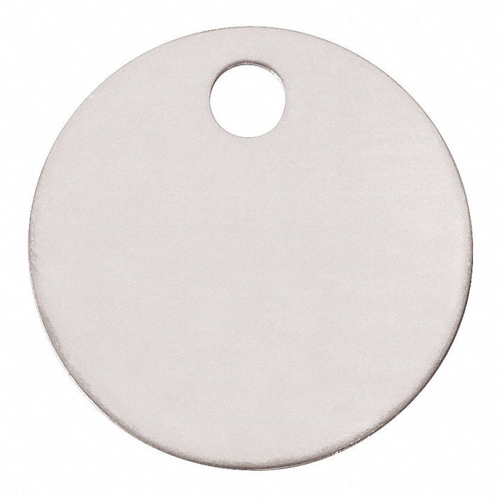 Embossing Tag 304 SS 1in H 1in W PK25