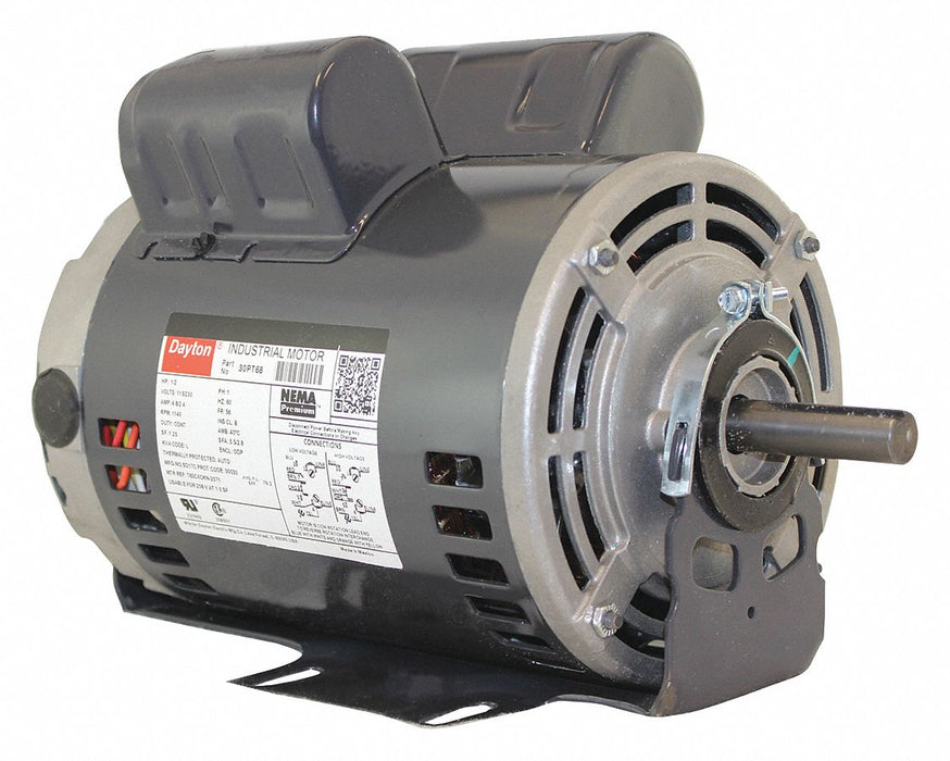GP Motor 1/2 HP 1 140 RPM 115/230V AC 56