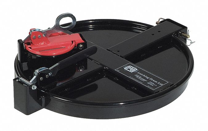 Vapor-Control Latching Drum Lid Black