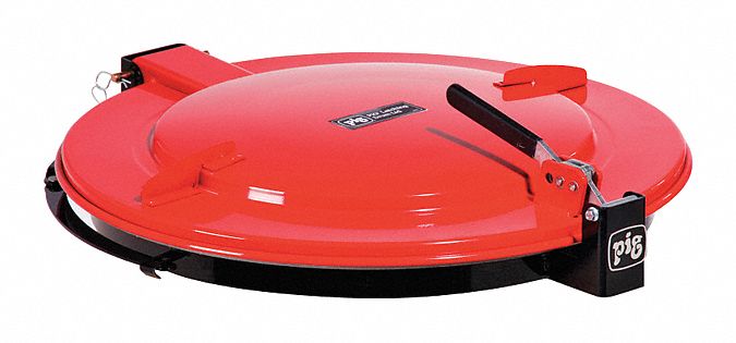 Latching Lid for Fiber Drum Red