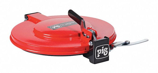 Latching Pail Lid Red Steel 5 gal