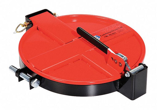 Drum Lid Red Steel 5 to 16 gal
