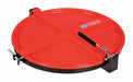 Drum Lid Red Steel 55 gal
