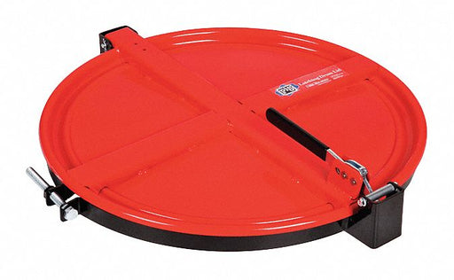 Drum Lid Red Steel 19.25 in L