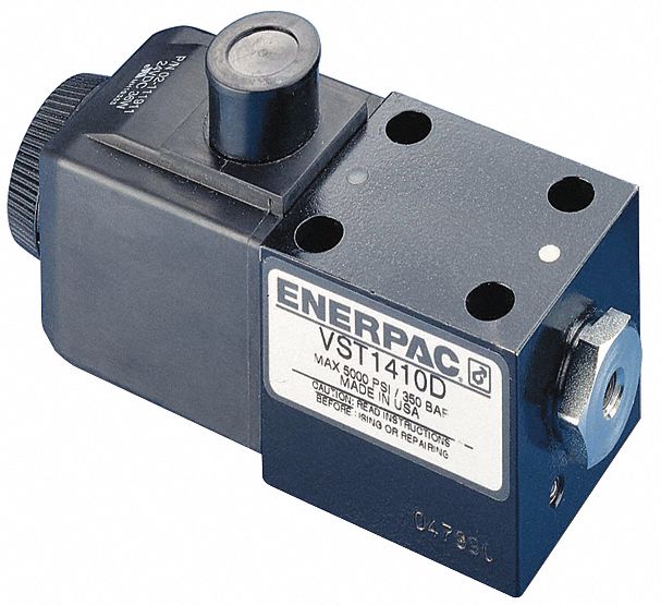 Solenoid Air Con Valve Four-Way 5 000psi