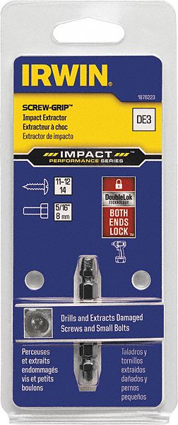 Screw Extractor 1 Pieces 1/4 Shank