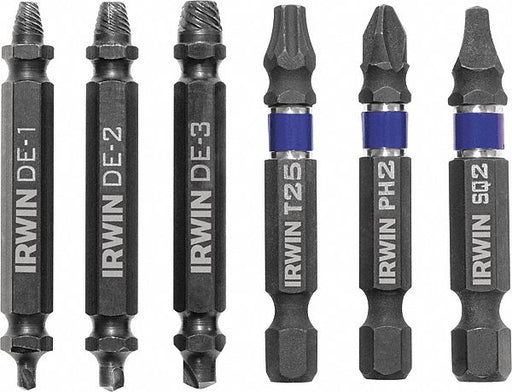 Screw Extractor Set 6pc HSS Clamshell