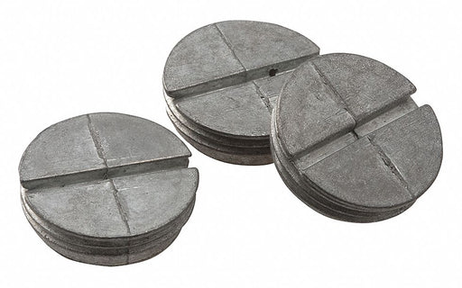 Closure Plug Zinc 1/2 in NPT PK4