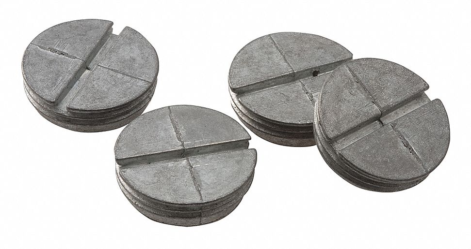Closure Plug Zinc 3/4 in NPT PK4