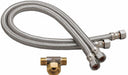 Flex Hose Set SS 9/16 -24
