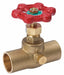 Stop and Waste Valve Brass CXC 3/4 in.