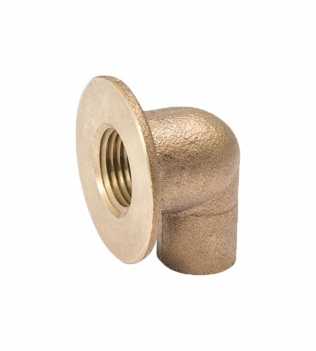 Flange Elbow Brass Cup 1/2  FNPT 1/2 