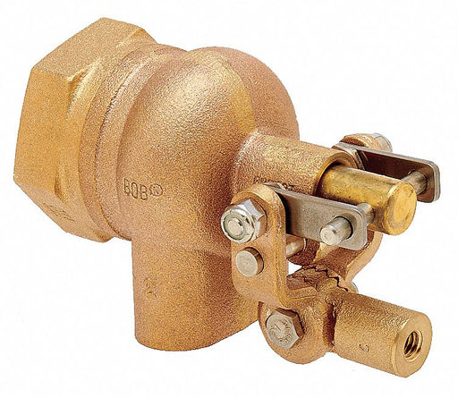 Float Valve 1-1/2in. LF Brass Pipe Mount