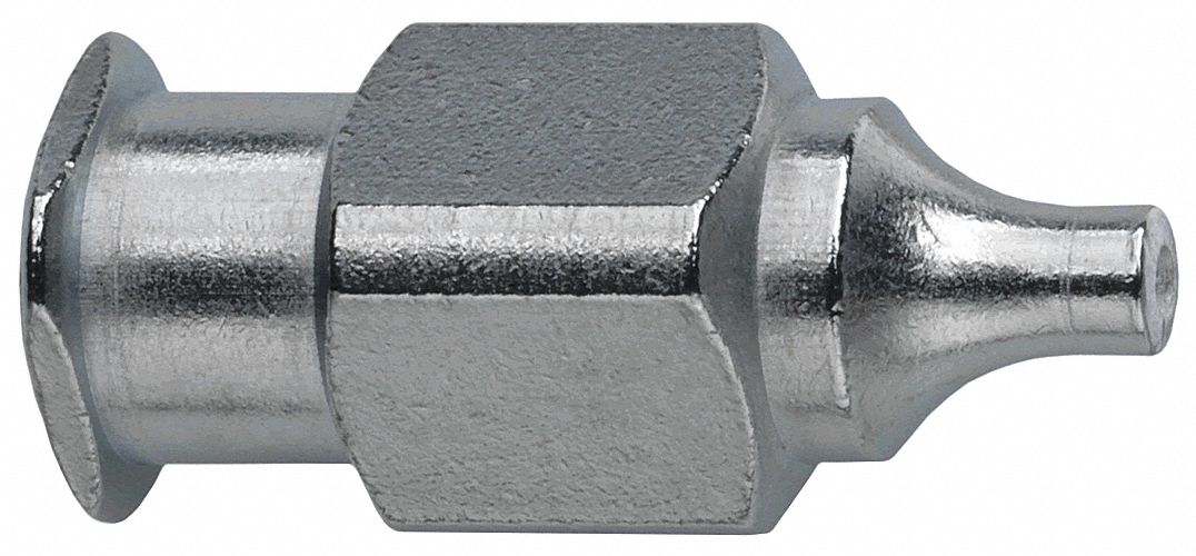 Female Luer Blank 303 SS Silver