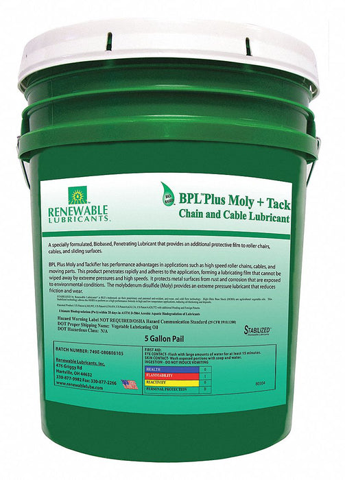 ChainWireRope Lube 5 gal Pail