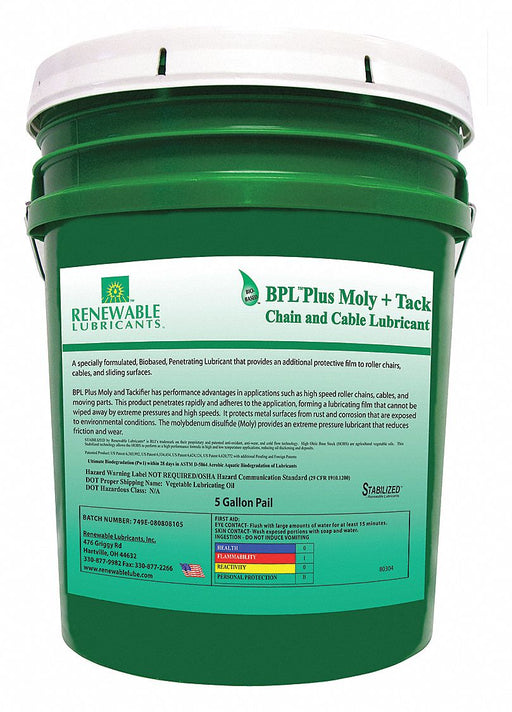ChainWireRope Lube 5 gal Pail