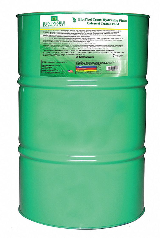 Hydraulic Oil Drum Yellow 55 gal