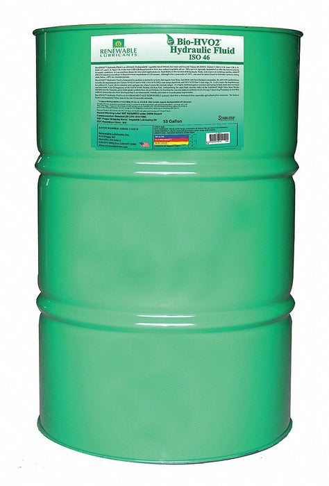 Hydraulic Oil Drum Yellow 55 gal