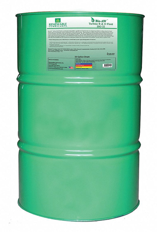Hydraulic Oil Drum Yellow 55 gal