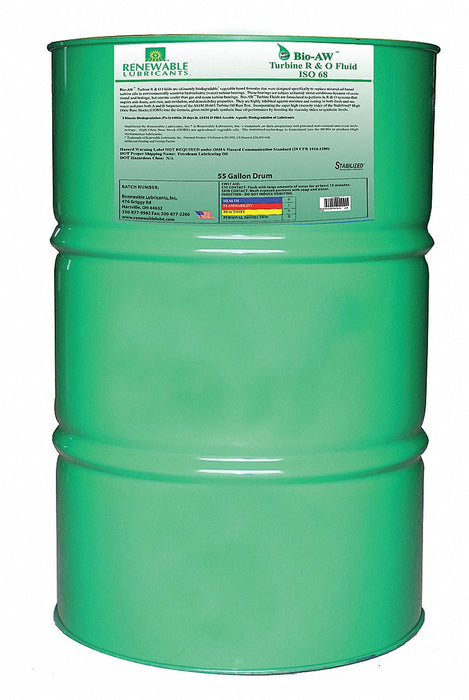 Hydraulic Oil Drum Yellow 55 gal