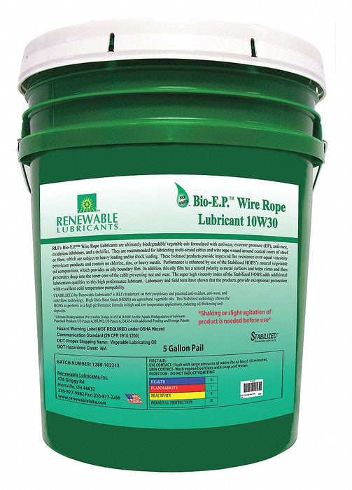 ChainWireRope Lube 5 gal Pail