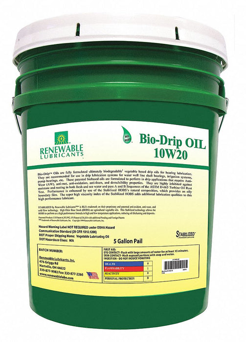 Air Tool Oil Yellow 5 gal Pail