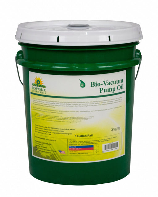 Vacuum Pump Oil 5 gal Pail 10 SAE Grade