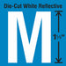 LetterLabel Vinyl 1-1/2inH 7/8inW PK5