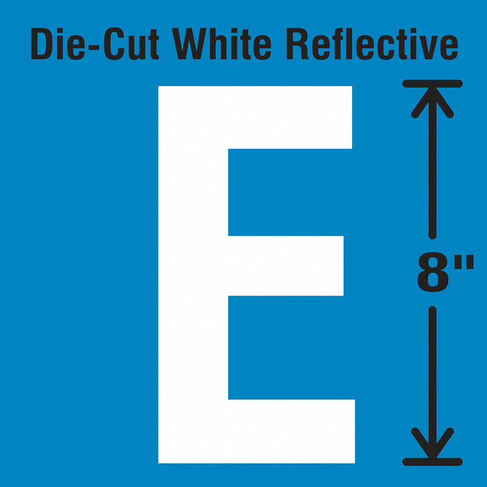 Letter Label Vinyl 8 in H 4-3/4 in W