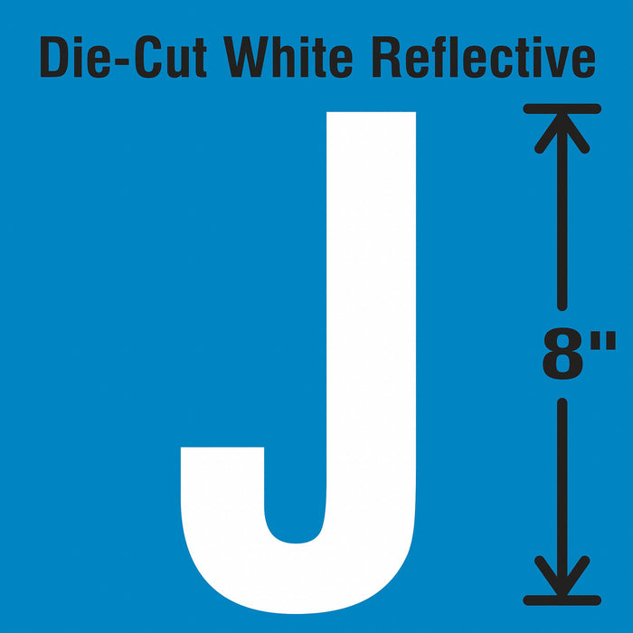 Letter Label Vinyl 8 in H 4-3/4 in W