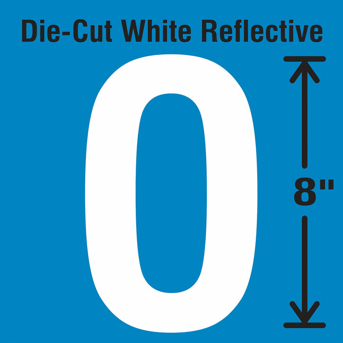 Letter Label Vinyl 8 in H 4-3/4 in W