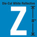 Letter Label Vinyl 8 in H 4-3/4 in W