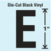 K8338 LetterLabel Vinyl 1inH 5/8inW PK10