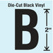 LetterLabel Vinyl 2inH 1-1/4inW PK10