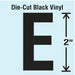 LetterLabel Vinyl 2inH 1-1/4inW PK10