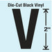 LetterLabel Vinyl 2inH 1-1/4inW PK10
