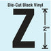 LetterLabel Vinyl 2inH 1-1/4inW PK10