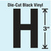 K8339 LetterLabel Vinyl 3inH 1-5/8inW PK10