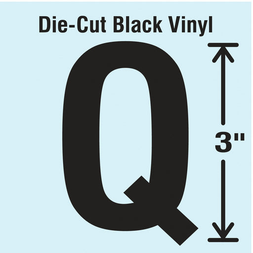 K8339 Die Cut Letter Label Q 10 Cards PK10