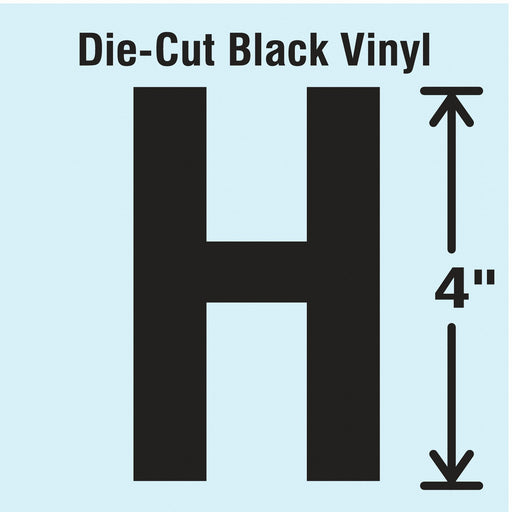Die Cut Letter Label H 10 Cards PK10